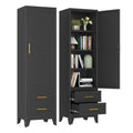 67" Tall Narrow Metal Storage Cabinet