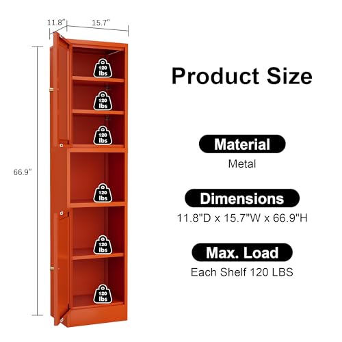 Metal Bathroom Storage Cabinet