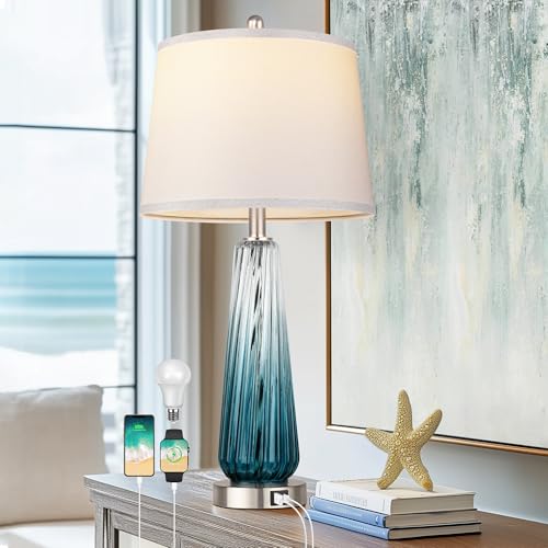 Glass Table Lamps for Living Room
