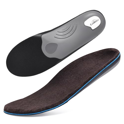 250+lbs Winter Thermal Wool Insoles for Men Women