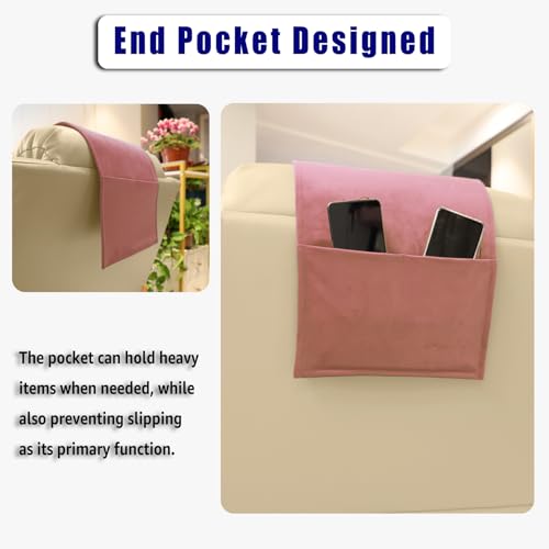 Velvet Recliner Head Pillow with Non