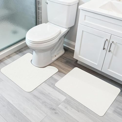 Bath Mat Set 2 Pieces (6.3826 Sq Ft)