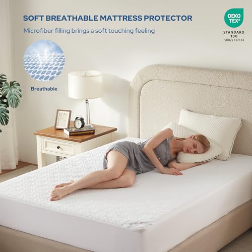2 Pack Waterproof Mattress Protector Twin Size (2 Count)