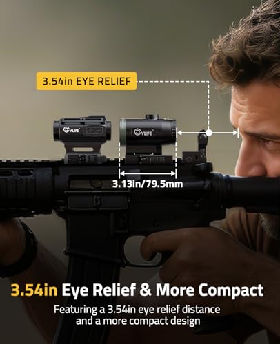 Eaglefeather 3X Compact Magnifier with Quick Release Mount