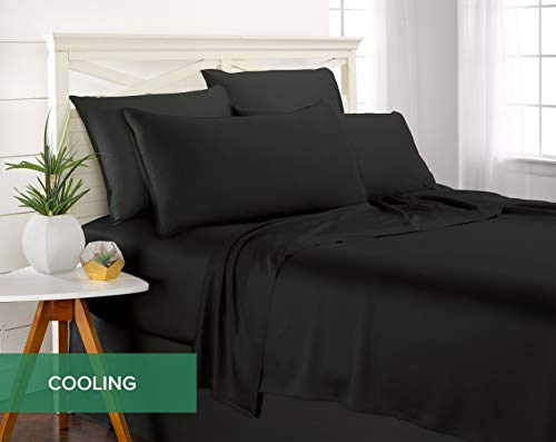 Twin Sheets Genuine 100% Organic Viscose Derived from Bamboo Bed Sheet Set