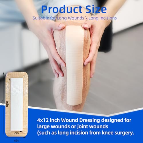 Ultra Soft Silicone Foam Dressing 4"x12" (3 Count)