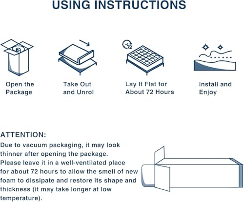 4 Inch Dual Layer Mattress Topper