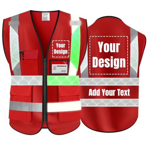 Luminous Safety Vest Customize Your Logo Work Vest with Luminous Hi