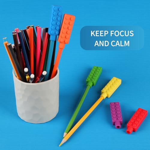6 Packs Sensory Pencil Toppers for Sensory Kids (6 Count)