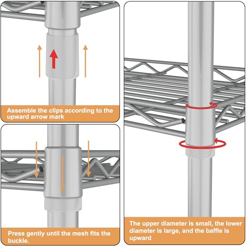 6 Tier Wire Shelving