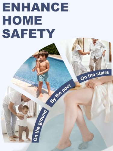 12PCS Strip Non Slip Bathtub Stickers with Scraper (12 Count)