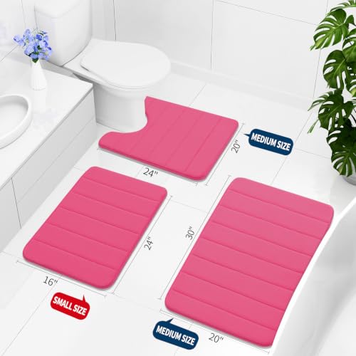 Memory Foam Bath Mat 35.4 x 24