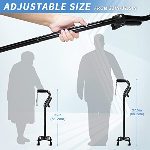 Adjustable Walking Cane for Men & Women