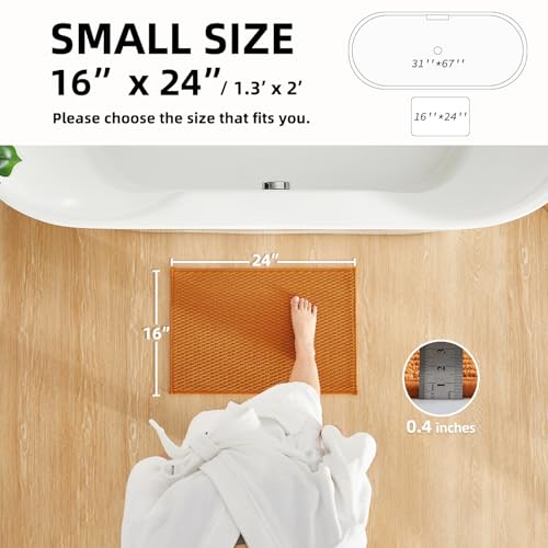 Bathroom Rugs Non Slip Washable (3 Sq Ft)