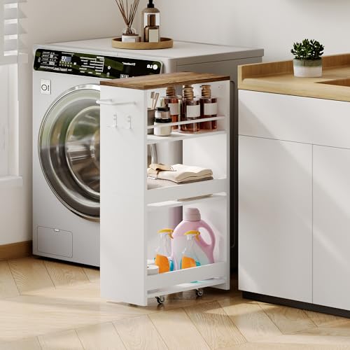 4 Tier Slim Storage Cart