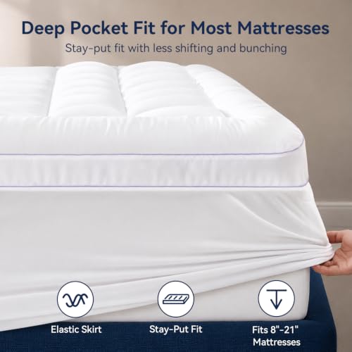 Full Size Dual Layer 3 Inch Memory Foam Mattress Topper