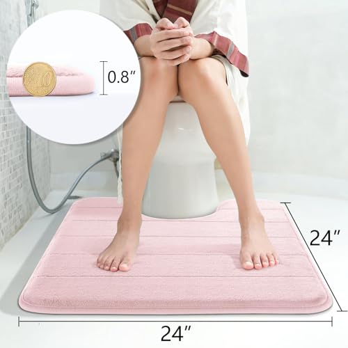 Memory Foam Toilet Bath Mat U
