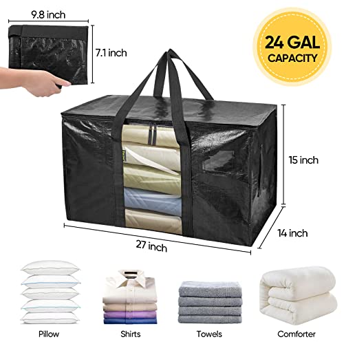 2 Pack Oversized Moving Bags with Reinforced Handles (2 Count)
