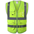 Safety Vest for Men Women Reflective Hi Vis JK159 Yellow 3XL