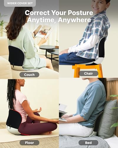 Wider Ergonomic Desk Chair Seat Cushion