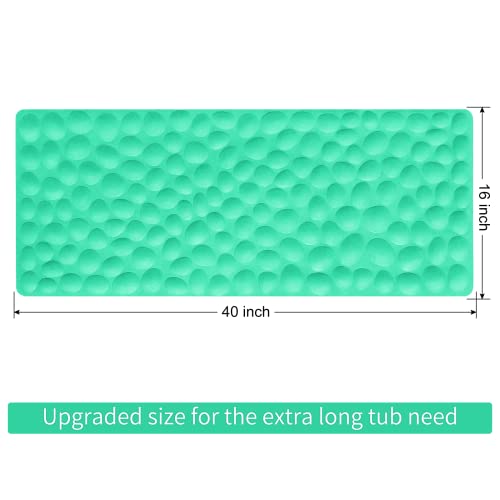 Non Slip Bathtub Mat OTHWAY Soft Rubber Bathroom Bathmat with Strong Suction Cups