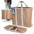 Collapsible Fabric Laundry Hamper Premium (2 Count)