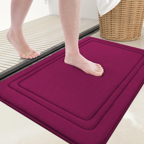 Memory Foam Bath Mat Rug 36x24