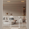 52.76 62.2" Extra Wide Baby Gate Pressure Mounted 30" Tall White