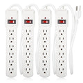 6 Outlet Power Strip Surge Protector (4 Count)