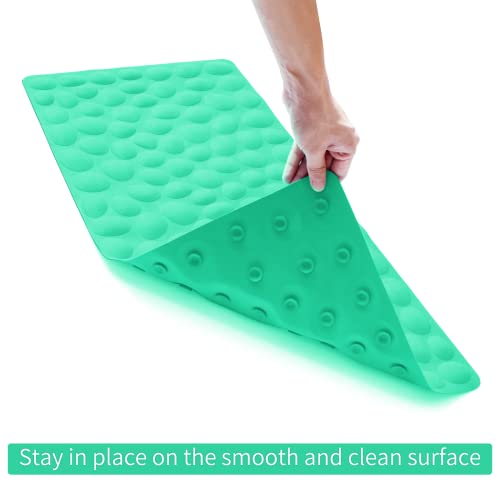 Non Slip Bathtub Mat OTHWAY Soft Rubber Bathroom Bathmat with Strong Suction Cups