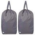 Washable Travel Laundry Bag with Handles and Drawstring (2 Count)