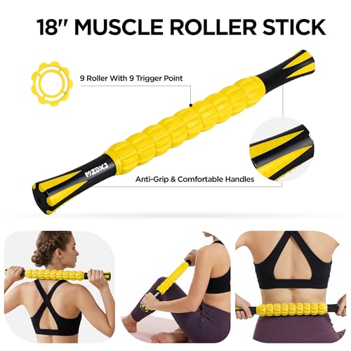 Muscle Roller & Massage Roller Stick for Athletes