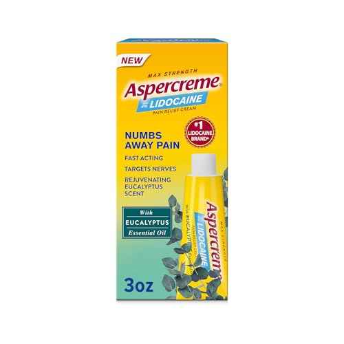 Essential Oils Lidocaine Pain Relief Cream (3 Ounce)