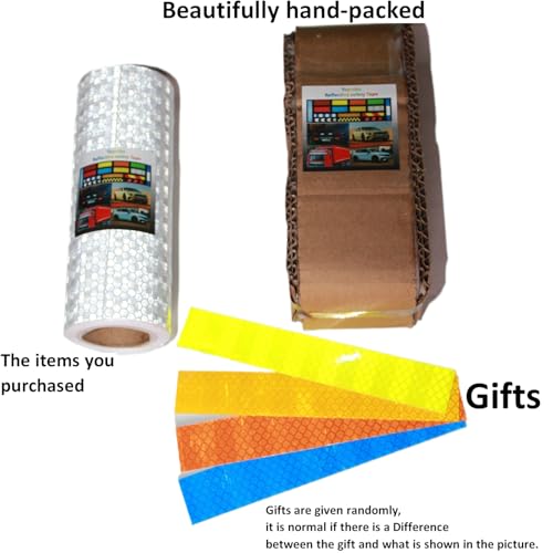 White Reflective Tape 8 inch Wide