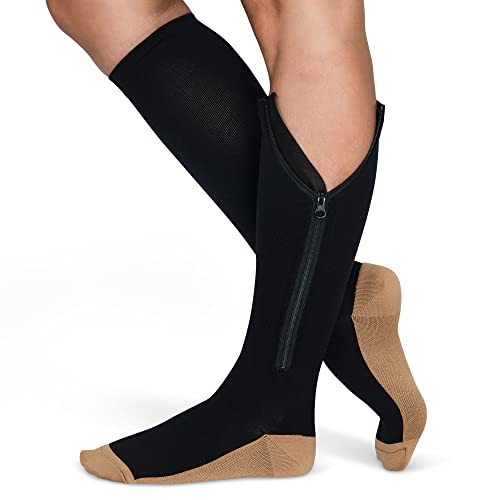 Zipper Compression Socks for Men & Women