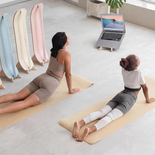 1 Pcs Slackline Balance Board Stand Slackline Board Display Rack Wooden Balance Training Accessories for Adult Gym Fitness Center Yoga Surfing Training