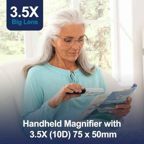 Mobilux LED Handheld Magnifier