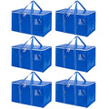 6 Pack Oversized Moving Bags with Reinforced Handles (6 Count)