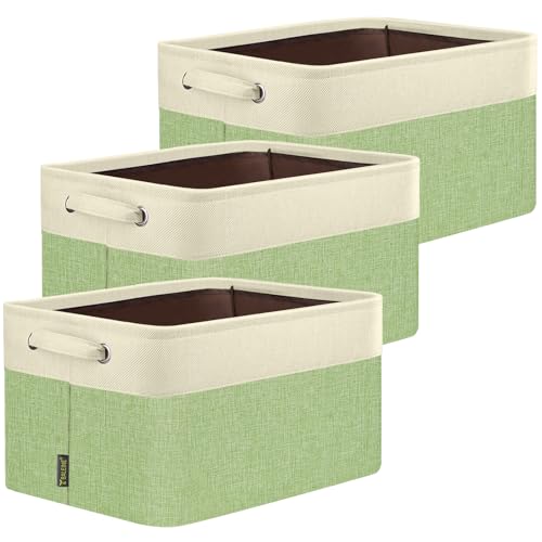 3 Pack Fabric Closet Storage Bins for Shelves (3 Count)