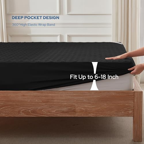 2 Pack Waterproof Mattress Protector California King Size (2 Count)
