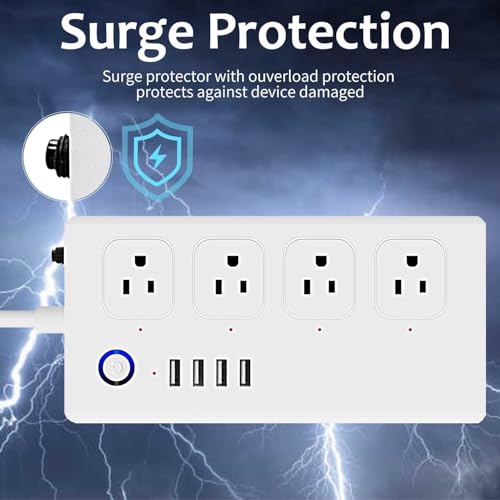 ZigBee Smart Power Strip Surge Protector