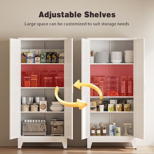 61" Tall Metal Pantry Cabinet