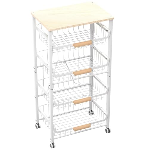 5 Layer Fruit Basket Kitchen Food Storage Organizer and Storage Rack