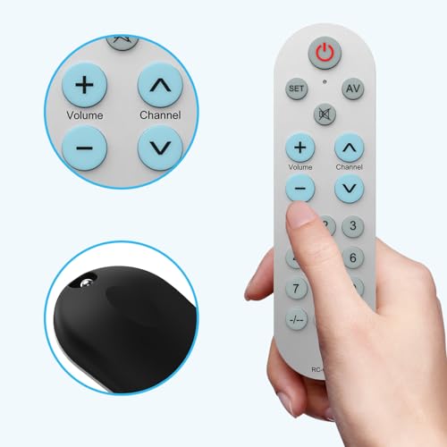 Learning Big Button Universal TV Remote for Elderly