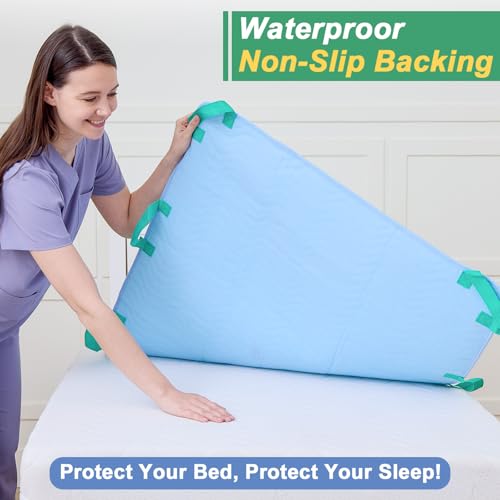 Washable Positioning Bed Pad with 8 Handles