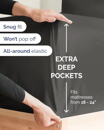 Extra Deep Flex Top Split Head King Sheet Set