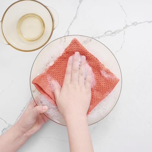 100% Cotton Waffle Weave Kitchen Dish Cloths 8 (8 Count)