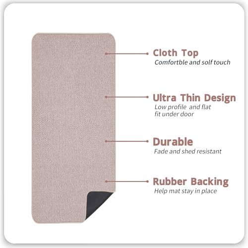 Bath Mat Ultra Thin Bathroom Runner Rugs (1440 sq inches)