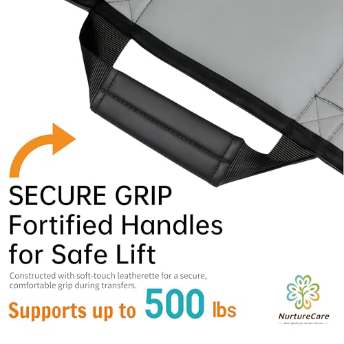 Upgraded 3 Layer Positioning Bed Pad with Handles