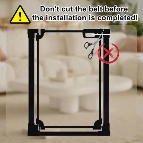 40" Extra Tall Clear Acrylic Dog Gate 57.87